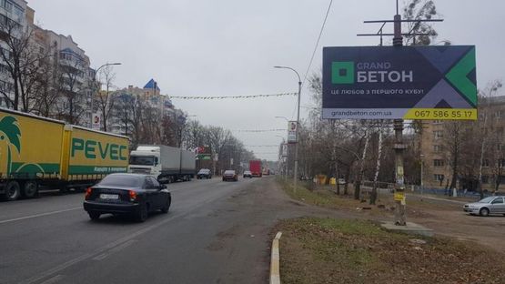 Фото рекламной плоскости по адресу М-07 Ковель-Ворзель-Буча-Киев