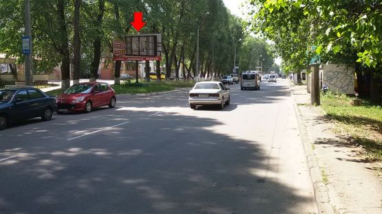 Фото рекламной плоскости по адресу Курчатова ул., 1, возле супермаркета "Вопак", ТЦ "Тритон"