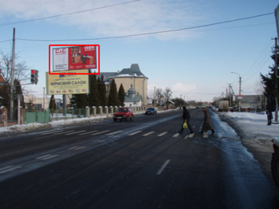 Фото рекламной плоскости по адресу Крихівецька 104