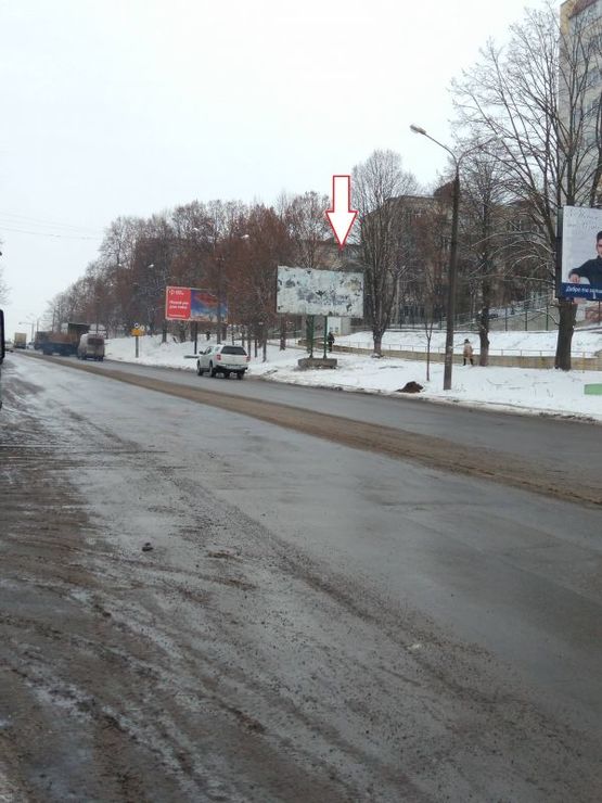 Фото рекламної площини за адресою вул. Свободи (біля буд. № 9Б)