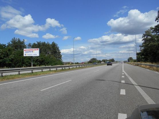 Фото рекламной плоскости по адресу с. Любимівка, траса М-06 Київ-Чоп (Житомир), км 34+800 право