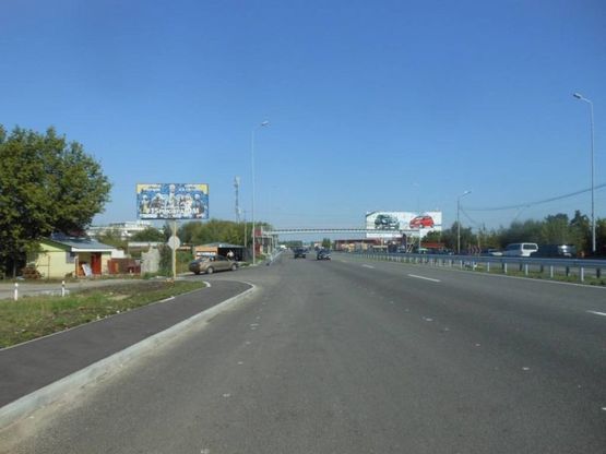 Фото рекламной плоскости по адресу Новообухівська траса, возле ресторана "Ранчо", км 26+800 право