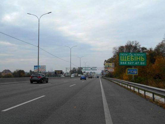 Фото рекламної площини за адресою с. Чабани, траса М-05 Київ-Одеса, км 15+880 право