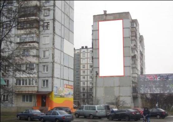 Фото рекламної площини за адресою Вишнивецьких,9, фасад 9ти поверхівки