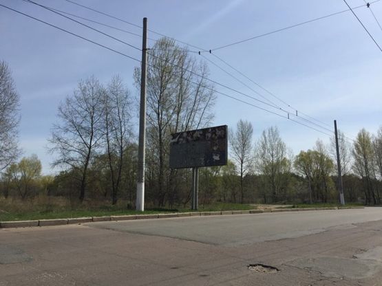 Фото рекламної площини за адресою ул. Незалежности 56 (сторона Б)