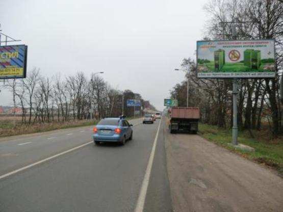 Фото рекламной плоскости по адресу Киев-Кoвель (Варшавка) 29+950 слева (Буча) в Киев