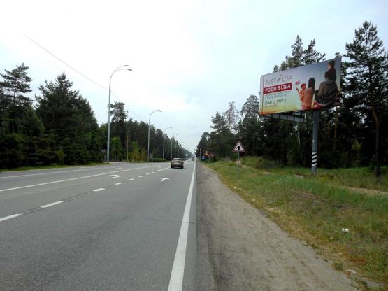 Фото рекламной плоскости по адресу Конча-Заспа, траса Р-02, км 30+450 право, навпроти  заміська резиденція  "QUEEN", клуб "SPORT LIFE"