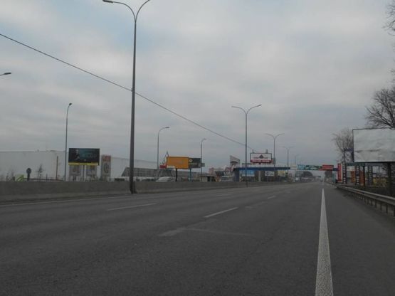 Фото рекламної площини за адресою м. Київ, проспект Академіка Глушкова, траса М-05 Київ-Одеса, км 13+800 ліво