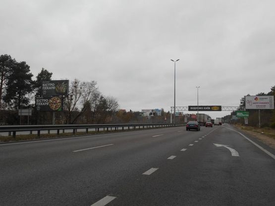 Фото рекламной плоскости по адресу с. Стоянка, траса М-06 Київ-Чоп (Житомир), км 22+450 ліво