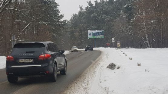 Фото рекламної площини за адресою Бортничи ,напротив ул.семьи Рудинских