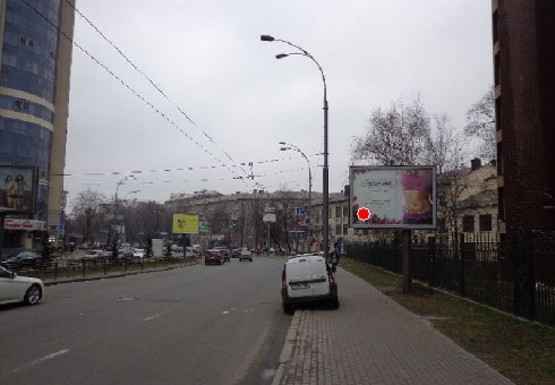 Фото рекламной плоскости по адресу Алмазова ул., 41 (бывш. Кутузова ул.)