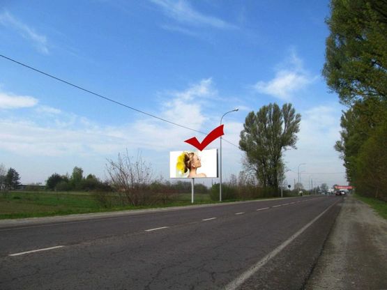 Фото рекламной плоскости по адресу вул.Шевченка (Індустріальний парк) виїзд з міста