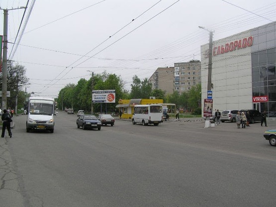 Фото рекламної площини за адресою Соборная (50 лет Октября)