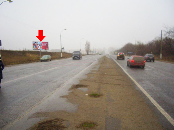 Фото рекламной плоскости по адресу Въезд в город со стороны Львова,Тернополя