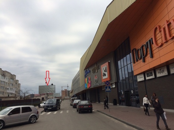 Фото рекламной плоскости по адресу ТЦ ПортСіті_Сухомлинського_Соборності