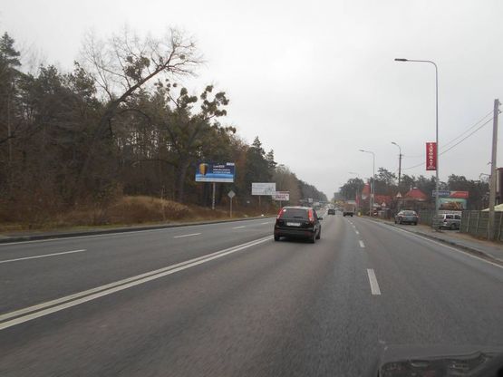 Фото рекламної площини за адресою смт. Гостомель, траса М-07 Київ-Ковель, км 22+000 право