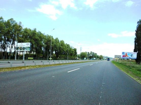 Фото рекламной плоскости по адресу Дніпровське шосе, Сад. Центр "Интерфлора", "Киев-Обухов", км 23+000 право