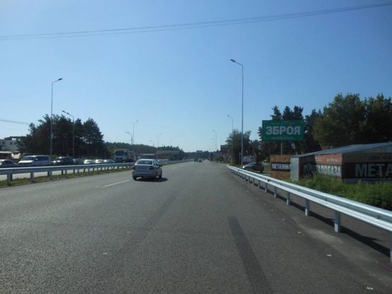 Фото рекламної площини за адресою Новообухівська траса, возле ресторана "Ранчо", км 26+800 право