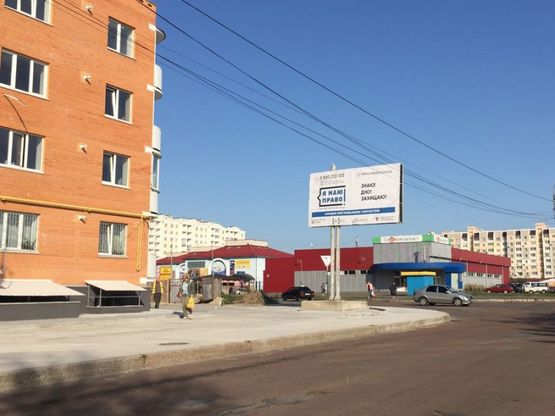 Фото рекламной плоскости по адресу ул. Красносельского 25 (сторона Б)