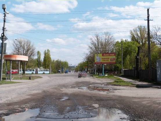 Фото рекламной плоскости по адресу просп. Л.Украинки (просп. 50-лет. Октября), перекресток с ул. Молодежной, ул. Свиштовской, район АЗС "УкртатНафта"