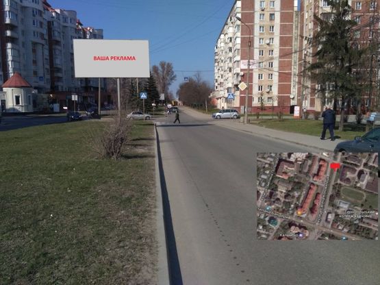 Фото рекламной плоскости по адресу вул. Коновальця