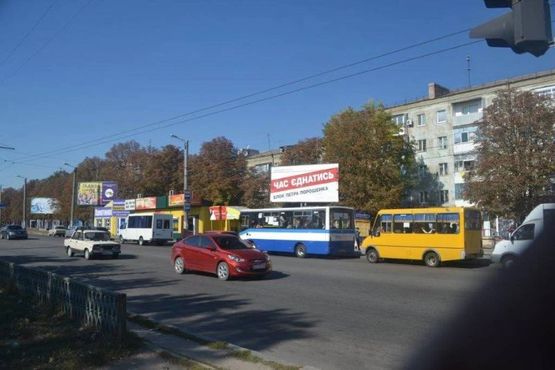 Фото рекламной плоскости по адресу Тельнова 2.- Соборная