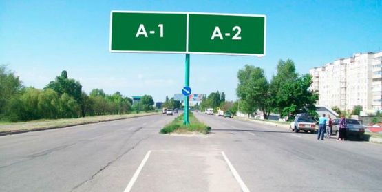 Фото рекламной плоскости по адресу ул. Большая набережная (50 лет СССР), район д. №41, 1-й Занасыпь (в сторону Авторынка) правая сторона