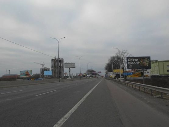 Фото рекламной плоскости по адресу с. Гатне, траса М-05 Київ-Одеса, км 14+290 право