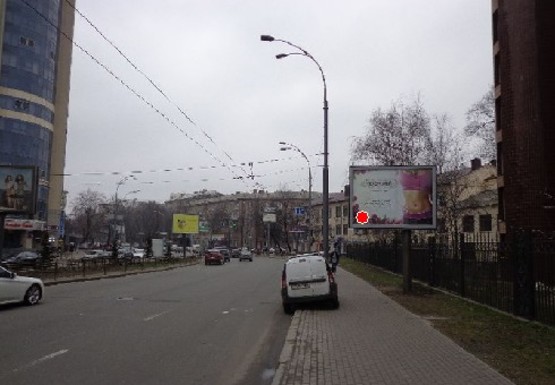 Фото рекламной плоскости по адресу Алмазова ул., 41 (бывш. Кутузова ул.)