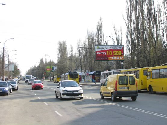 Фото рекламной плоскости по адресу Туполєва вул., 15