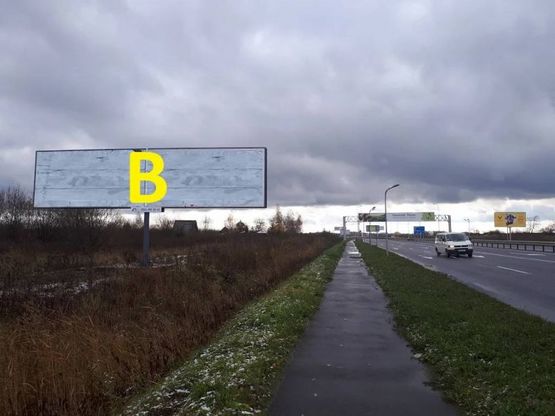 Фото рекламної площини за адресою Т-14-16 Львів-Пустомити-Мединичі, вул.Кульпарківська, біля заправки SOCAR в сторону Сокільник