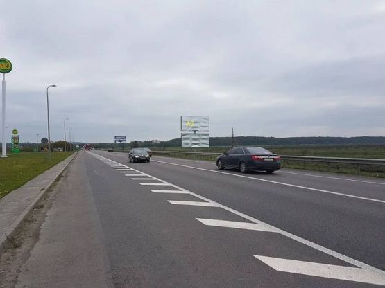 Фото рекламної площини за адресою Обїздна М-06, Київ-Чоп, перед с.Гамаліївка АЗС WOG в сторону Львова (верхній)