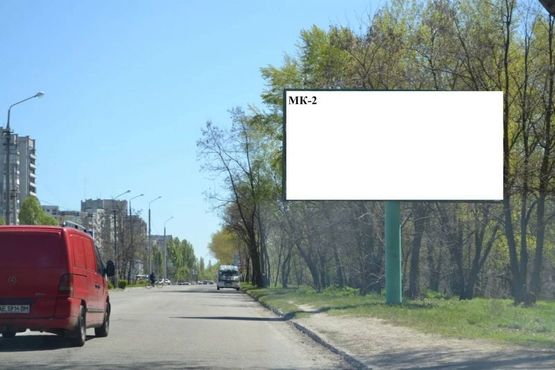 Фото рекламной плоскости по адресу пр. Металургов, Левый берег район рынка Кваки