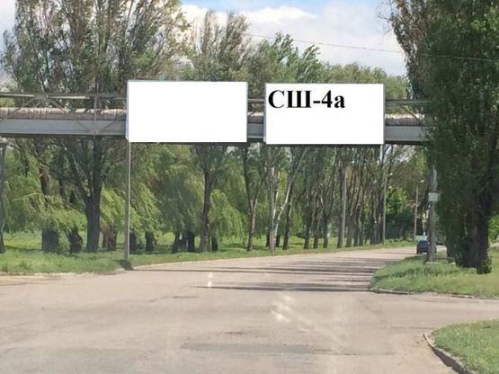 Фото рекламной плоскости по адресу ул. Сичеславский шлях, теплотрасса (щиты, вышка) в сторону Днепра