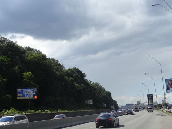 Фото рекламної площини за адресою Набережное шоссе, к мосту Метро , К6