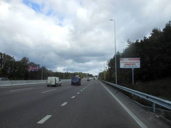 Фото рекламной плоскости по адресу с. Віта-Поштова, траса М-05 Київ-Одеса, км 18+640 ліво