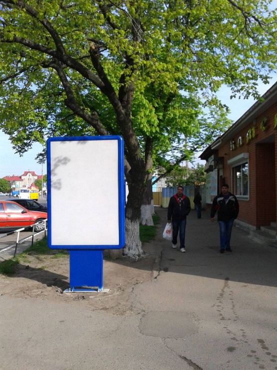 Фото рекламної площини за адресою проспект Володимирський 26  (конструкція №1)