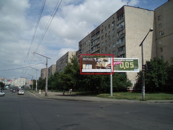 Фото рекламной плоскости по адресу Перова бульвар / ул. Кибальчича  (в сторону Троещины)