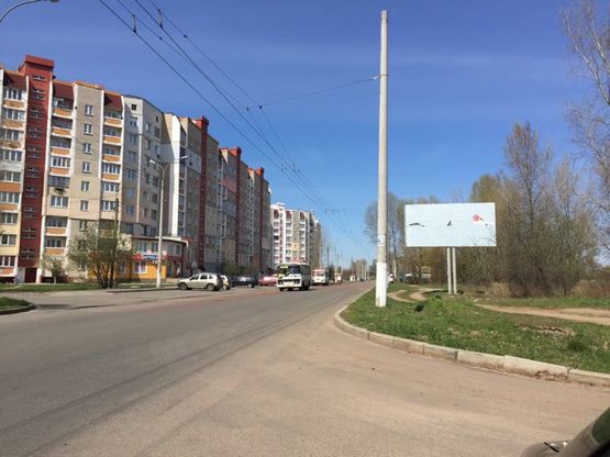 Фото рекламной плоскости по адресу ул. Незалежности 56 (сторона А)