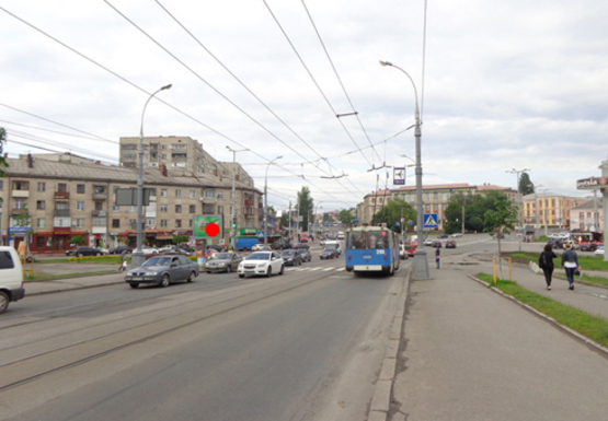 Фото рекламной плоскости по адресу Коцюбинского пр. - Киевская ул.