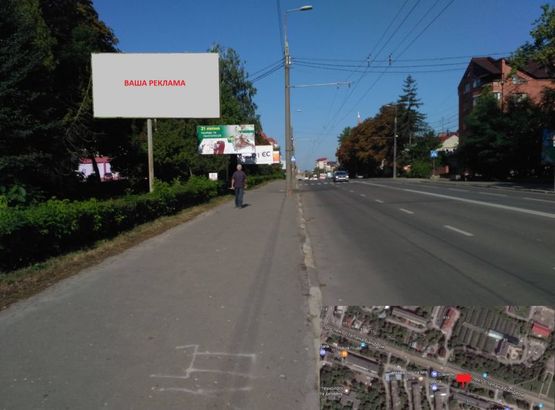 Фото рекламной плоскости по адресу вул. С.Бандери - 20 м магазин Орбіта