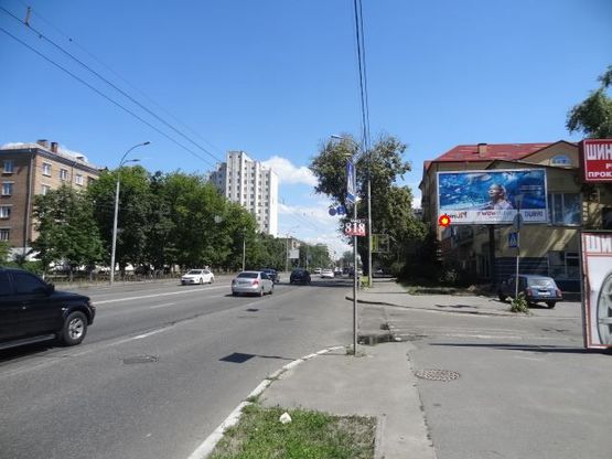 Фото рекламної площини за адресою Краснoзвездный пр. 40 А в стoрoну Мoскoвскoй пл.