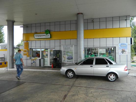 Фото рекламної площини за адресою Киевская - поворот на Вишневое