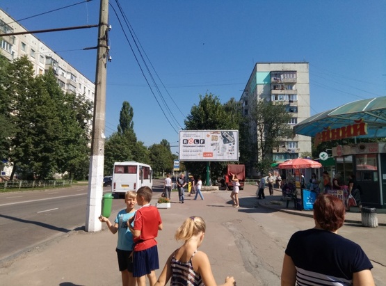 Фото рекламной плоскости по адресу Вітрука, 41