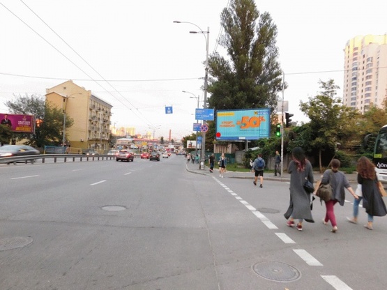 Фото рекламной плоскости по адресу Краснозвездный пр-т 190, к Московской пл., в центр
