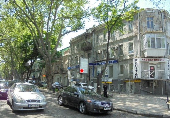 Фото рекламної площини за адресою Пушкинская ул. - Б. Арнаутская, ул.