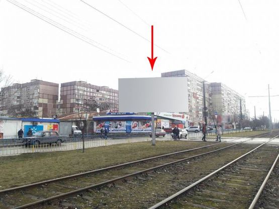 Фото рекламной плоскости по адресу s095Б,просп. Миру - пров. Вільний (біля маг. Брусничка)