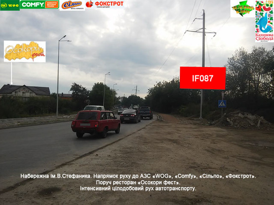 Фото рекламной плоскости по адресу Набережна ім.В.Стефаника