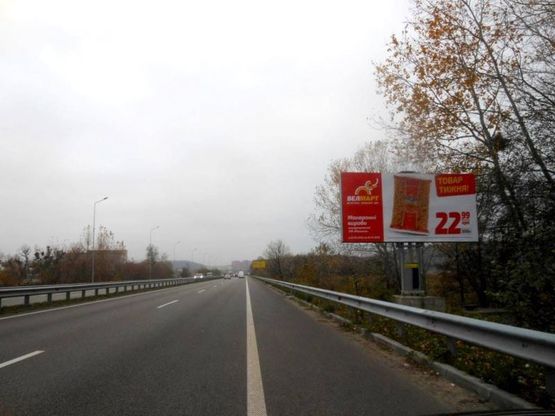 Фото рекламной плоскости по адресу км. 42+100 праворуч(Н-01 Київ-Знамянка); Перед поворотом до ТОВ Інтерфом