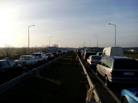 Фото рекламной плоскости по адресу Краківець к2, кордон (ліворуч)  виїзд з країни